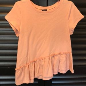 NWOT ModCloth asymmetrical ruffle top